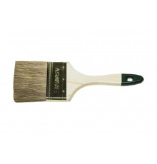 Плоская кисть STAYER LASUR смешанная щетина, деревянная ручка, для высокотекучих ЛКМ, 63мм, 2.5" 01031-63