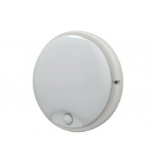 Светильник IEK, LED ДПО 4100Д 12вт IP54 4000K белый круг, инфракрасный датчик движения LDPO0-4100D-12-4000-K01