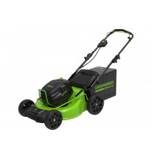 Самоходная бесщеточная аккумуляторная газонокосилка GreenWorks GC82LM51SP2 82 В 2515907