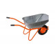 Строительная тачка TOR 90 л 150 кг WB одноколесная 1025872