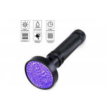 Ультрафиолетовый фонарь iCartool, 100 светодиодов, до 6 часов работы, длина волны 395 нм IC-L202