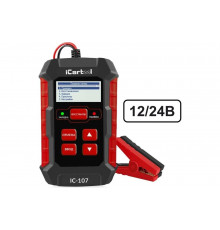 Тестер АКБ с функцией восстановления, зарядное устройство, 3 в 1 iCarTool IC-107
