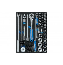 Ложемент KING TONY для набора торцевых головок 1/4"&1/2" с принадлежностями 9-7560MRV01 859756032B01