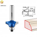 ЗУБР 25.4 x 10.5 мм, радиус 6.35 мм, фреза кромочная калевочная №1 28700-25.4 Профессионал
