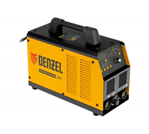 Инверторный аппарат аргонодуговой сварки Denzel itig-200 dс pulse cold weld, 200 А 94329