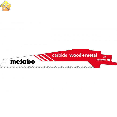 Пилка S956XHM CARBIDE (1 шт; 150 мм; 6-8 TPI) для сабельных пил Metabo 626559000