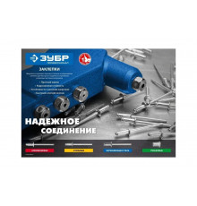 Заклепки нержавеющие Профессионал (1000 шт; 3.2х8 мм) Зубр 31316-32-08