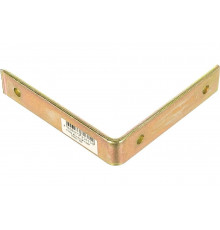 Мебельный уголок ЗУБР узкий УМ-4.0 100х100х20 х 4мм желтый цинк 31031-100