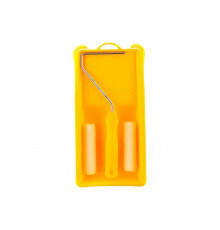 Малярный набор для работ с лаками СИБРТЕХ кювета 150 мм х 290 мм и мини-валик 110 мм/ 80458