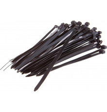 Пластиковые хомуты СИБРТЕХ, 200 х 8 мм, черные, 100 шт 45557