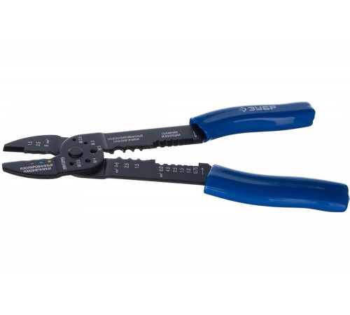 ЗУБР 0.75-6 мм², кусачки для кабеля, электропассатижи 22668-23 Эксперт