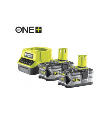 Набор Ryobi ONE+ RC18120-250 5133003364 аккумулятор (18 В; 5.0 А*ч; Li-Ion) 2 шт. и зарядное устройство RC18120