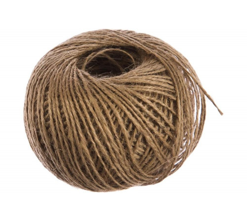 Джутовый шпагат L 140 м, 2-ниточный, 560 текс, 5 кгс СИБРТЕХ 93875