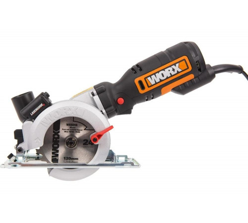 Дисковая пила WORX Saw WX427 электрическая 220V 710Вт 120мм, в кейсе