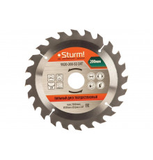 Диск пильный по дереву (200х32 мм; 24T) Sturm 9020-200-32-24T