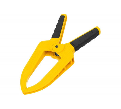 Струбцина Denzel клещеобразная, удлиненная 75x110 мм двухкомпонентные рукоятки 20790