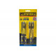 Набор надфилей с двухкомпонентной ручкой 100 мм 6шт STAYER 16010-H6_z01