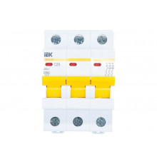 Автоматический 3-полюсный выключатель IEK ВА47-29 MVA20-3-025-C