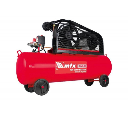 Воздушный ременной привод компрессор МТХ КР2500/80, 2,5 кВт, 80 литров, 420 л/мин 58047