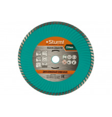 Диск алмазный Turbo wave по железобетону (230х22.2/20 мм) Sturm 9020-04-230x22-TW