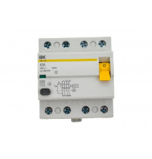 Устройство защитного отключения IEK ВД1-63S УЗО, 4Р, 63А, 300мА MDV12-4-063-300