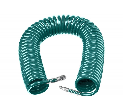 KRAFTOOL 20 м, 8х12 мм, 15 бар, шланг воздушный с фитингами рапид 06590-20