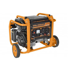 Генератор CARVER PPG- 3900АM бензин LT-170F, 2,8/3,0 кВт, 220В, бак 15 л, колеса 01.020.00027