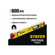 STAYER 600 мм, 3 глазка, точность 0.5 мм/м, уровень магнитный PRO STABIL MAGNET 3480-060