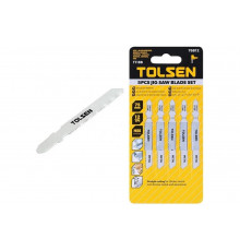 Полотна по металлу Т118B 5 шт, HSS, 75 мм для электролобзика TOLSEN 76812