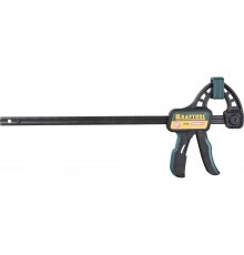 Струбцина KRAFTOOL EcoKraft ручная пистолетная, пластиковый корпус, 300/500мм, 150кгс 32226-30