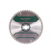 Диск пильный Multi Cut Classic (254x30 мм; 60Z; FZ/TZ 5neg; блистер) Metabo 628666000