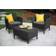 Комплект мебели Keter Salemo balcony set графит 17205935ГР