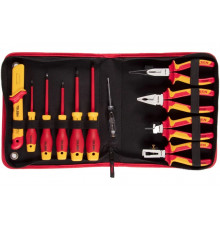 Набор диэлектрических инструментов TOLSEN 11 предметов, в футляре на молнии TTV83411