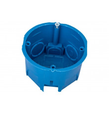 Установочная коробка IEK С3 D=68x45мм для твердых стен, с саморезами UKT10-068-045-000-A-N-UO