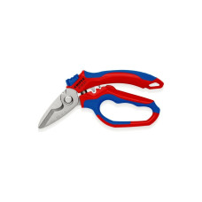 Ножницы электрика Knipex угловые, обжим концевых гильз: 0.5–6 мм и 10–25 мм, 160 мм, нержавеющие, 2-компонентные ручки, SB KN-950520SB