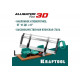 KRAFTOOL 600 мм, стусло прецизионное поворотно-наклонное Alligator Fine 3D 15451-600