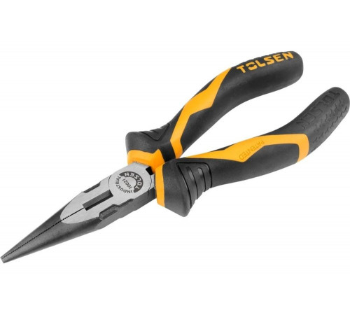 Пассатижи TOLSEN GRIPRO тонконосые, 160 мм TT10021
