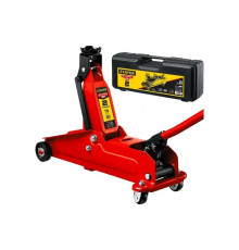 Подкатной домкрат с увеличенным подъемом STAYER r-28 2т, 135-385 мм в кейсе 43156-2-K