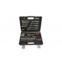 Набор инструментов P.I.T. 82 предмета, 1/2" и 1/4", CrV MXT-82-SET