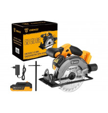 Циркулярная аккумуляторная пила DEKO DKCS20 Laser 20В 165мм 1х2.0Ач 063-4205