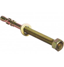 Клиновой анкер Зубр М12x150 мм, 10 шт, желтопассивированный 302032-12-150