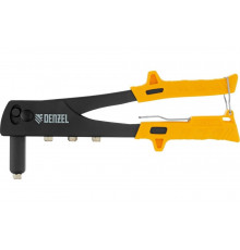 Заклепочник Denzel ручной, 255 мм, заклепки 2,4-3,2-4,0-4,8 мм 40440