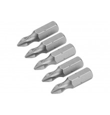 Набор вставок бит торцевых 1/4", Phillips, PH2, 25 мм, 5 шт TOLSEN TT20271