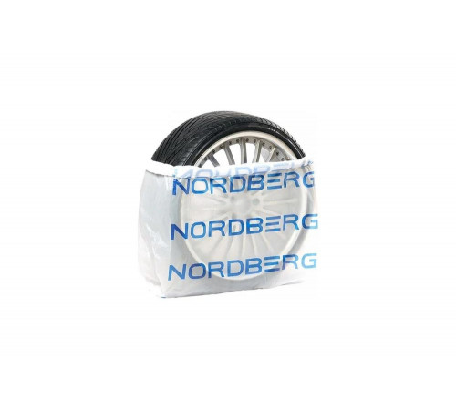 Пакеты для шин NORDBERG ПНД, 110x110 см, 15 мкм, белый, 100 шт. NTSB1115W