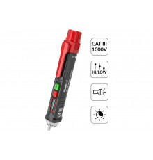 Бесконтактный детектор напряжения iCartool (индикатор проводки) 12-1000В/50-60Гц, CAT III 1000В, 2 диапазона чувствительности IC-M100