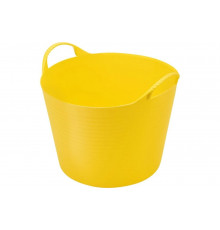 Гибкое сверхпрочное ведро СИБРТЕХ 28 л, желтое 67513