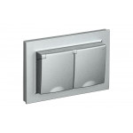 2-местная розетка IEK Brite рсбш12-3-44-бра с заземлением, с защитными шторками и крышкой, 16А, в сборе, ip44, алюминий BR-R26-16-44-K47-F