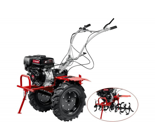 ЗУБР 9 л.с., 270 см3, мотоблок бензиновый с ВОМ МТШ-600 Мастер