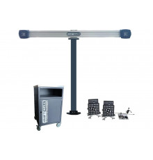 Стенд сход-развал KraftWell 3D двухкамерный с кабинетом и стальной стойкой KRW3DWA-II