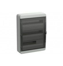 Корпус пластиковый IEK TEKFOR КМПн-54 IP65 черная прозрачная дверь TF5-KP72-N-54-65-K03-K02